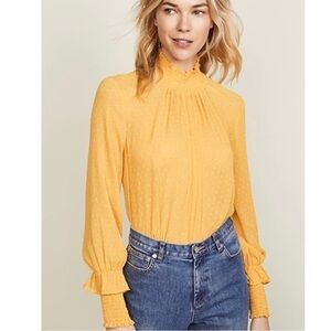 English Factory Swiss‎ Dot Blouse Small